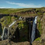 Glymur highest waterfall in Iceland