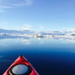 Kayaking on Jokulsarlon glacier lagoon