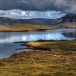 Hvalfjörður fjord in west Iceland