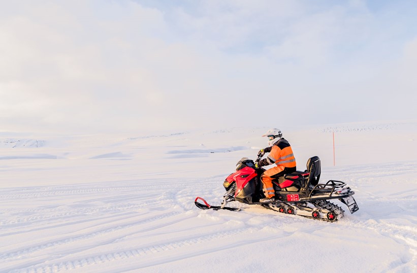 Langjokull Snowmobile
