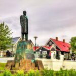 Houses of Reykjavik, statue in Reykjavik