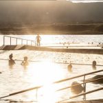 Vök baths in east Iceland, hot spring in Iceland