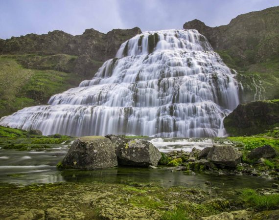 Dynjandi waterfall in the Westfjords