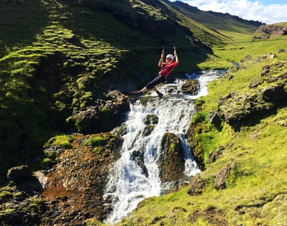zip line in Vík, zip line tours in Iceland