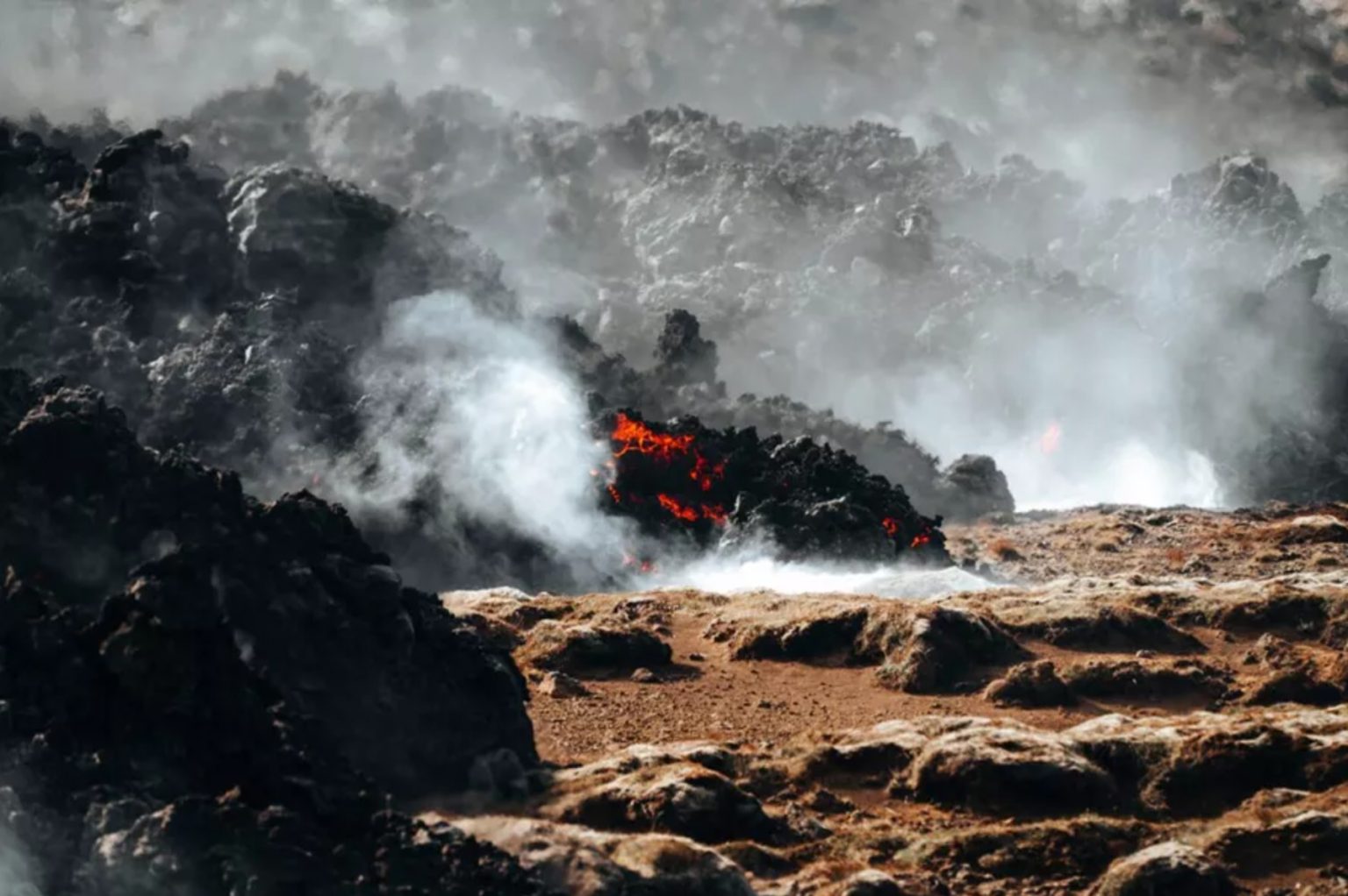 Reykjanes Volcano area & Grindavík Tour, Reykjanes eruption
