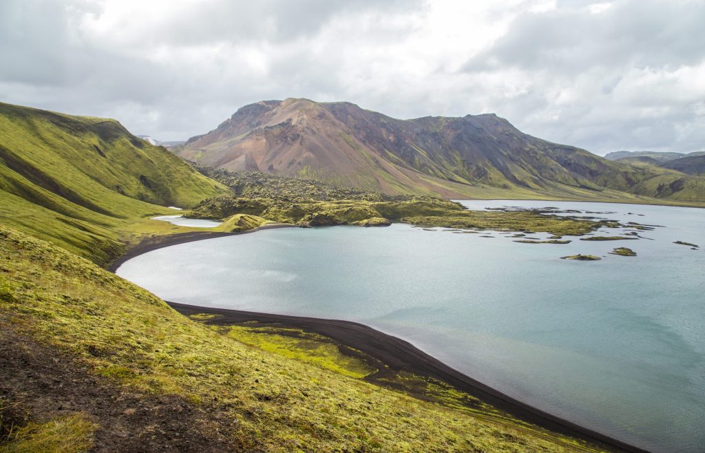 Iceland Travel Guide Landmannalaugar Hiking tour from Reykjavik Highlands, Frostastaðavatn Lake in the highlands