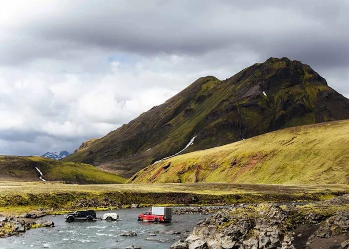 Laugavegur Hike, Fimmvorduhals Trek, Þórsmörk, Landmannalaugar