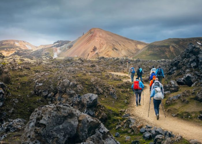 Laugavegur Hike, Fimmvorduhals Trek, Þórsmörk, Landmannalaugar