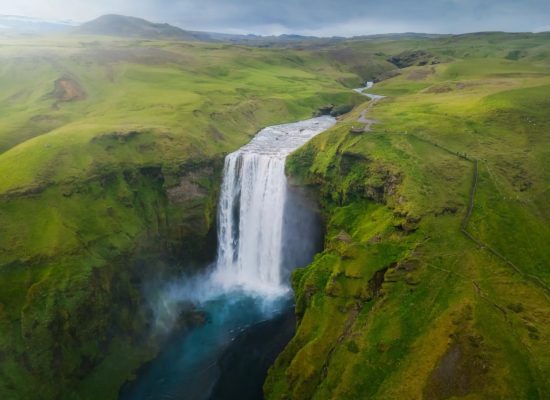 Skógafoss waterfall